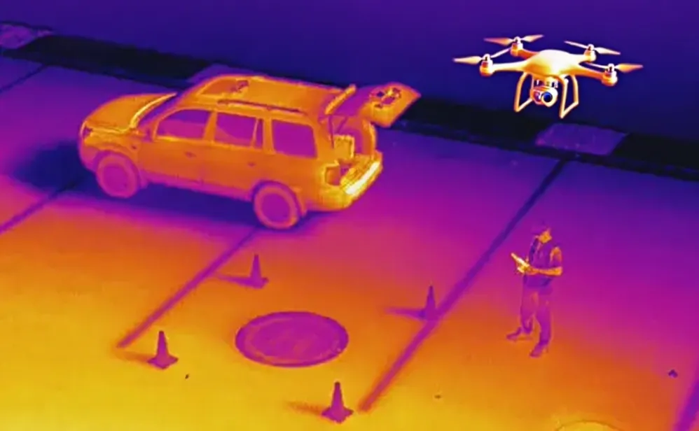 UAV có camera nhiệt